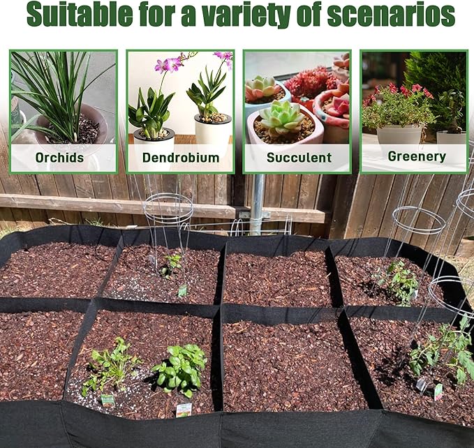 6qt Organic Orchid Potting Bark -Natural Mulch for Potted Plants, Root Development of Orchid Plants and Garden Soil Amendment Mix