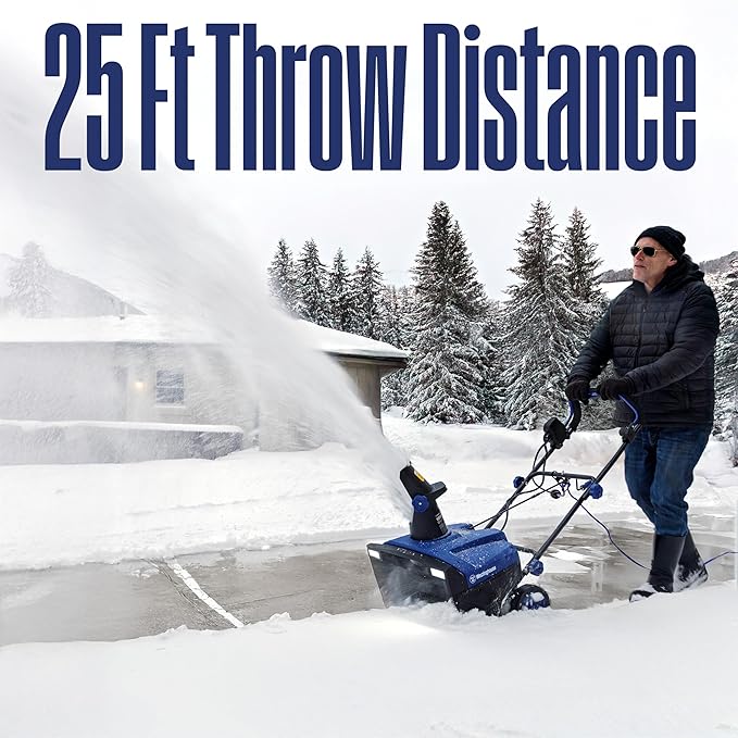 Westinghouse WSnow20 Corded Snow Blower 20 Inch, Steel Auger, Dual LED Lights, 1800 Watt Motor, Electric Snow Blower with 25ft Throwing Distance, Plows 680lbs/min, Adjustable Chute