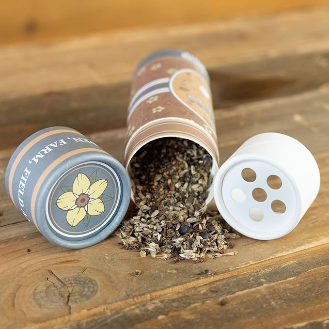 Pollinator Wildflower Seed Shaker Collection - ~300,000+ Wild Flower Seeds for Planting - Includes Hummingbird & Butterfly, Save The Monarchs, and Save The Bees Wildflower Mixes - Covers ~1,000 sq ft…