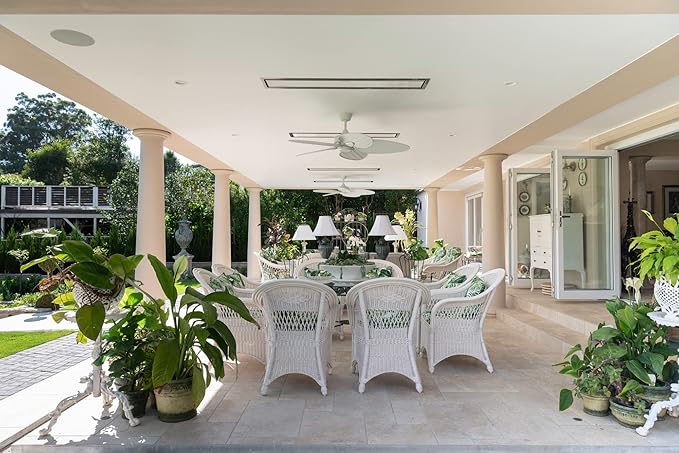 Bromic Platinum Smart Heat 4500W Electric Patio Heater - Radiant Infrared, 208V, White Finish - BH3622005