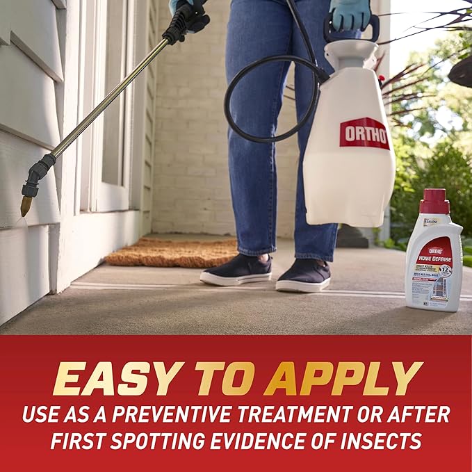 Ortho Home Defense Insect Killer for Indoor and Perimeter Concentrate, Kills Ants, Cockroaches and Spiders, 32 oz.