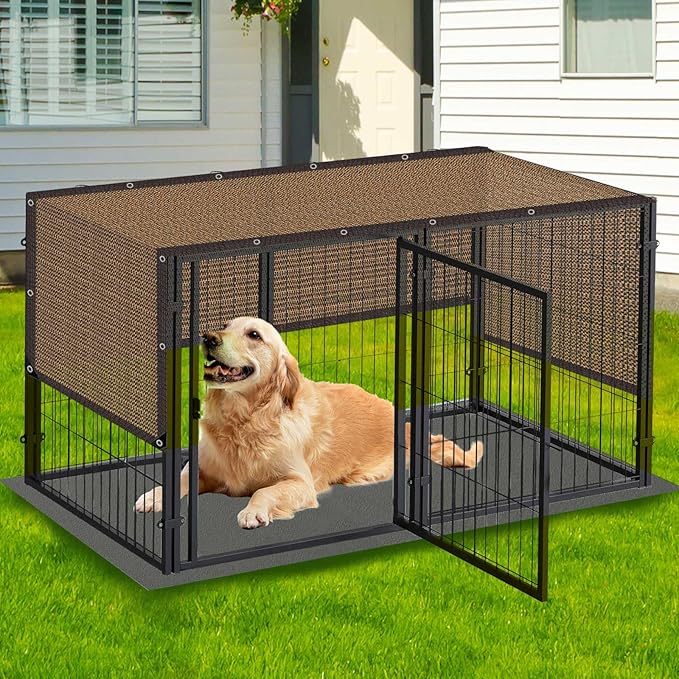 80% Shade Cloth -6.5x6.5FT Sunblock Net with Grommet,Lightweight and Durable UV Protection,Shade Cloth for Garden Patio Pergola Balcony Plants Greenhouse Dog Kennel Chicken Coop Outdoor