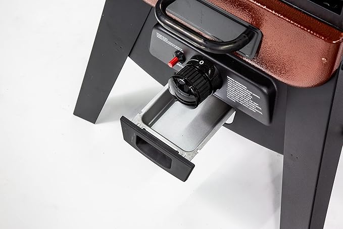 Pit Boss 3-Series Gas Vertical Smoker, Red Hammertone - 10773