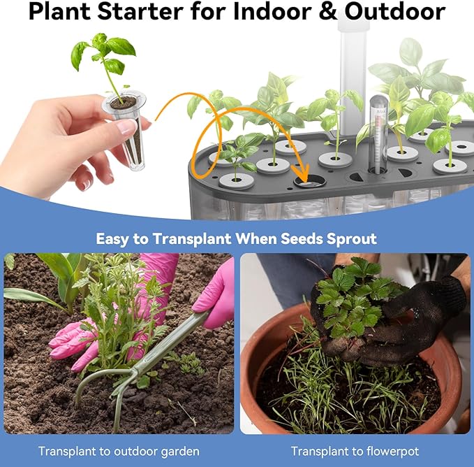 inbloom Grow Sponges, 50 Pcs Replacement Root Planting Pods, Special Design for Hydroponics System, Indoor Garden Supplies, Cotton, Sponge Only