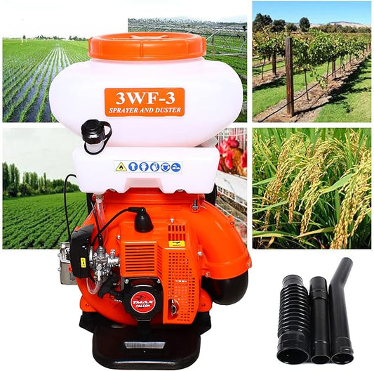 3-in-1 Backpack Fogger Sprayer Leaf Blower 3.7 Gallon Fogger Mist with Extended Hose Superior Heavy Duty ULV Machine for Garden Spraying with Gas Powered Engine