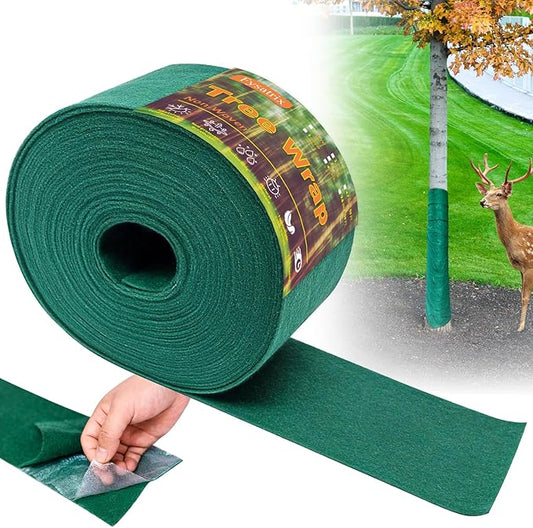 59Ft Tree Wrap(1 Pack), 3-Layer Design,4.7 Inch Width,Trunk Protector - Breathable Sunscreen Wrap for Damaged Bark & Heat Preservation - Easy to Handle & Stylish Design