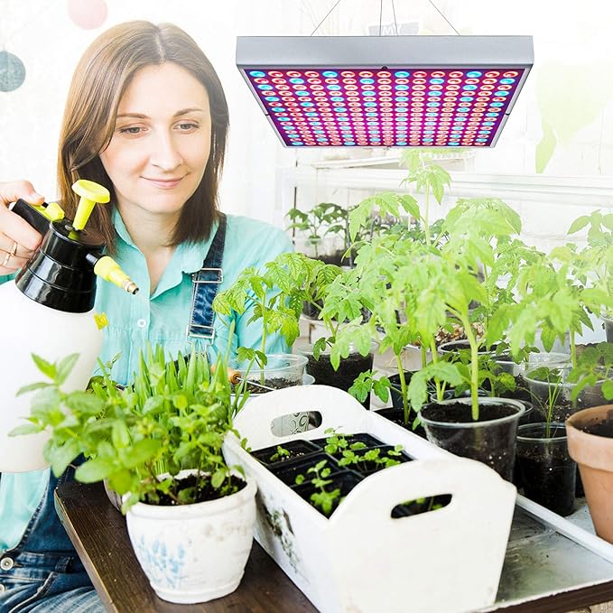 Diboys LED Grow Lights, 75W Growing Lamp Bulbs for Indoor Plants, Red Blue Full Spectrum Plant Light for Seedling, Gardening, Hydroponics, Greenhouse