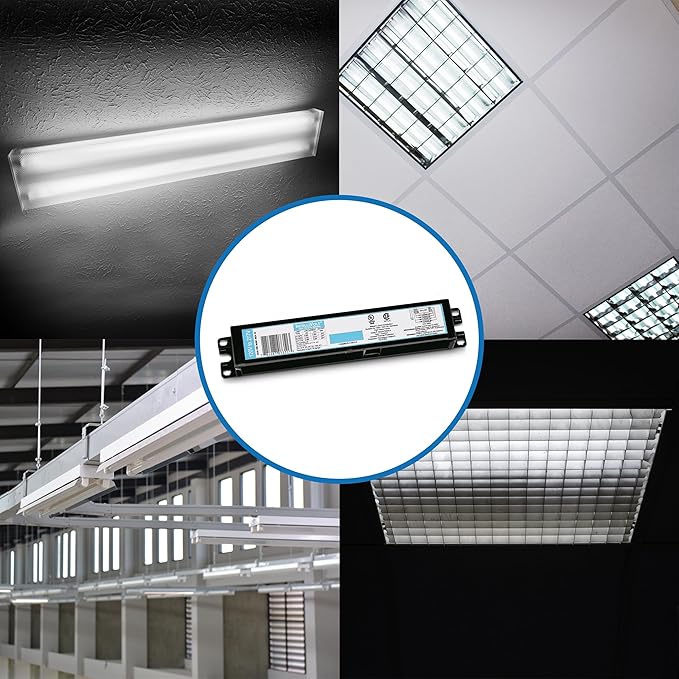 OHLECTRIC (10 Pack) Replacement for ICN-4P32-SC 3 & 4 Lamp T8 Fluorescent Electronic Ballast - 120-277 Volt - Instant Start - UL Approved