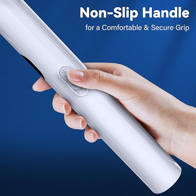 Electric Fly Swatter Racket, 2 in 1 Mosquito Bug Zapper 4100V Handheld Mosquito Killer with 1800 mAh Rechargeable Battery, Purple Light and 3-Layer Safety Mesh for Indoor Outdoor Grey