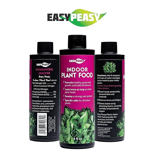 Liquid All Purpose Indoor Plant Food | 4-3-4 Nutrient Fertilizer for Indoor Potted Plants | Specifically Formulated for Live Houseplants