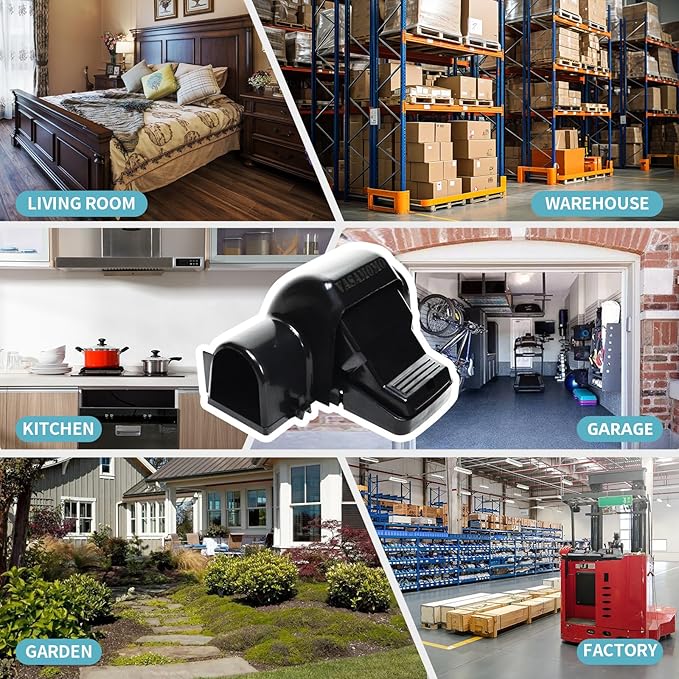 Large Rat Trap, Humane Dual-Entry Tunnel Traps for Rat, Mice & Chipmunks, Instant Kill Rodent Snap Trap with Sensitive Trigger and Powerful Jaws, for Both Indoor & Outdoor,Pack of 2