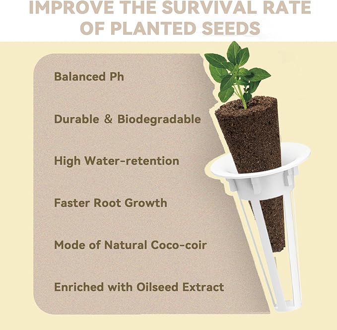 inbloom Salad Green Seed Pod Kit for AeroGarden, Ahopegarden, GARDENCUBE, MUFGA, 7 Pods (350+ Seeds with American Fast/Paris Island/Buttercrunch Lettuce, Swiss Chard, Spinach, Cauliflower, Cabbage)