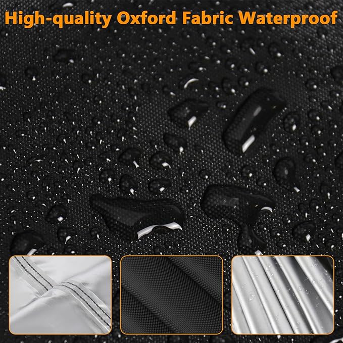 Outdoor Storage Deck Box Cover, Waterproof Outdoor Storage Container Covers 113 Gal ,Heavy Duty Patio Storage Bench Cover for Patio Furniture,59"W x 15"D x 31.5"H