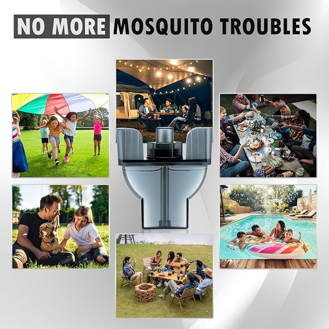 Natural Mosquito Repellent for E-Series, 4 Pack Mosquito Repeller Refills DEET-Free for Home and Outdoor, Bedroom, and Kitchen for 160Hours