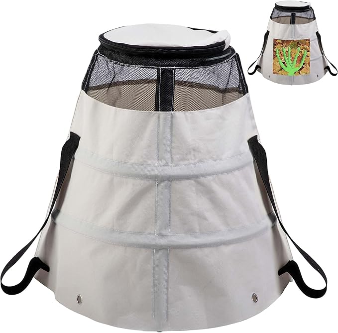 Winter Rose Protective Cover, 600D Winter Rose Cones Protection with Stakes, Reusable Freeze Protection Roses Collar for Protecting Outdoor Plants from Wind Frost Animal Eating