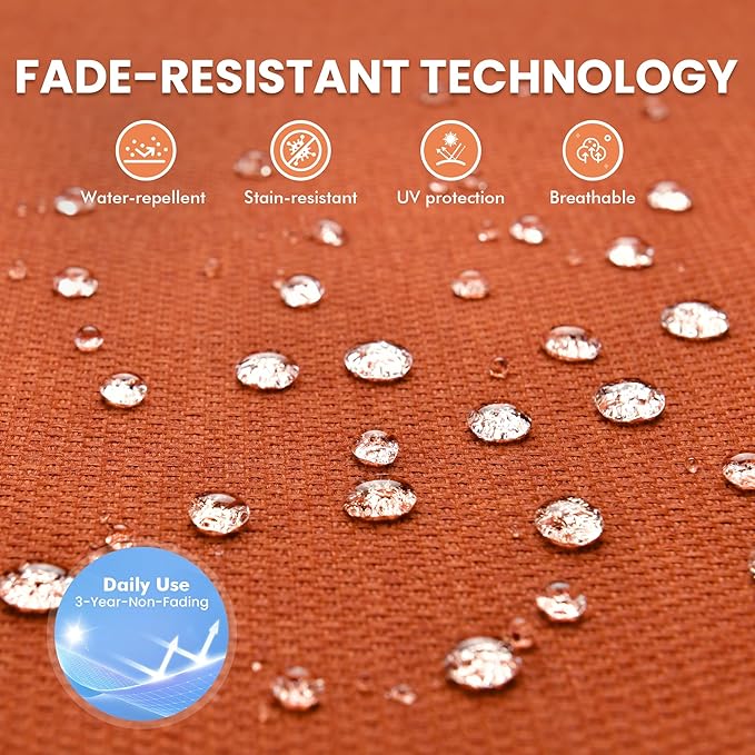 Outdoor Sectional Patio Furniture Set with Swivel Rocking Chairs,10 Pieces Wicker Conversation Sets L Shaped Couch Out Door Sofa Set Outside Furniture for Garden Deck Yard Porch,Red