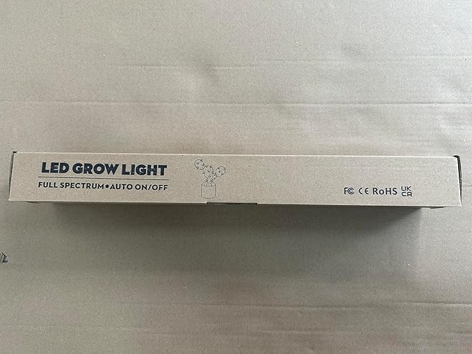 Wiaxulay Grow Lights for Indoor Plants, Full Spectrum, 6000K LED Plant Grow Light Strips, Grow Lamp with Auto On/Off 6/12/16H Timer, 5 Dimmable Levels, 3 Switch Modes for Hydroponics Seedling