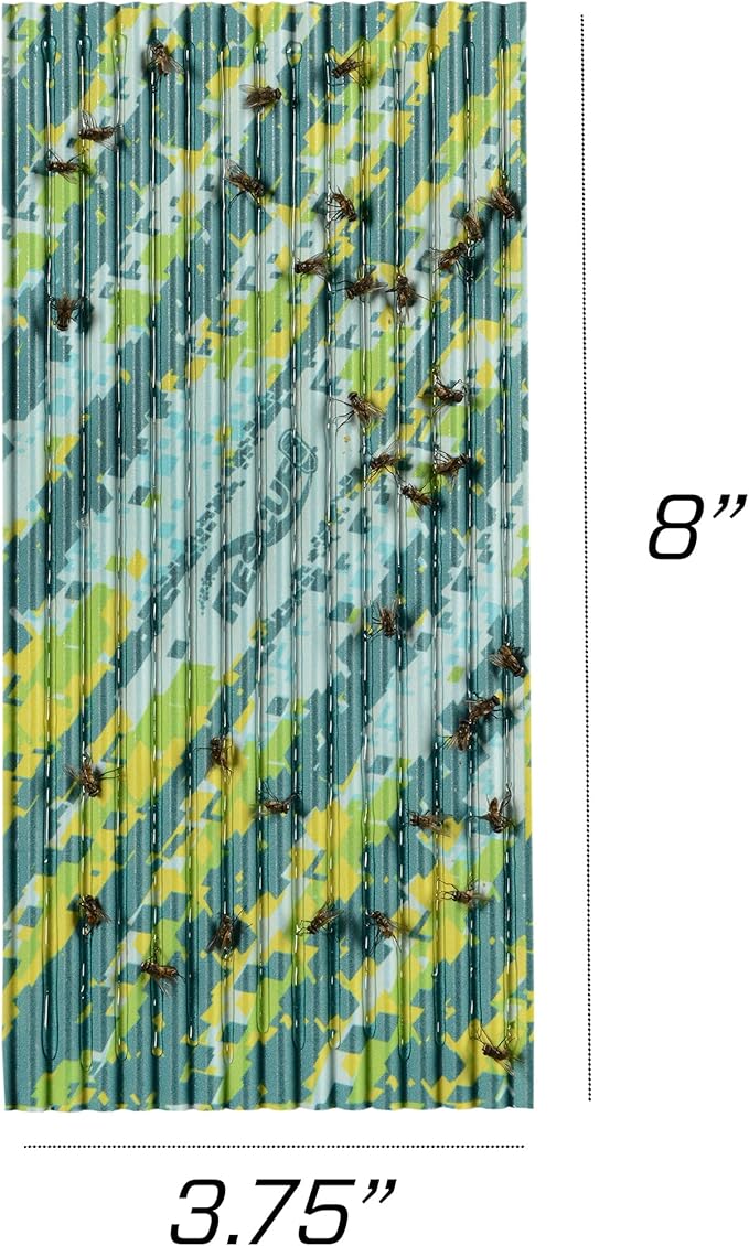 RESCUE! FlyPad – Sticky Fly Traps for Indoor & Outdoor Use - 16 Pack (32 Traps)