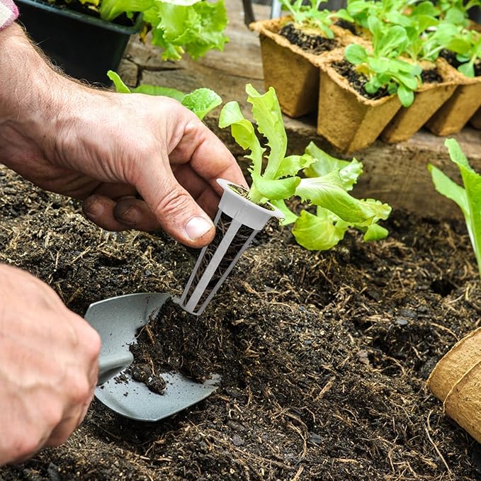 Coolrunner 66 PCS Hydroponic Pods Kit, Seed Pods Kit for Aerogarden, Grow Anything Kit, Hydroponics Garden Accessories with 15 Baskets, 20 Stickers, 15 Sponges, 1 Tweezers, 15 Planting Cove