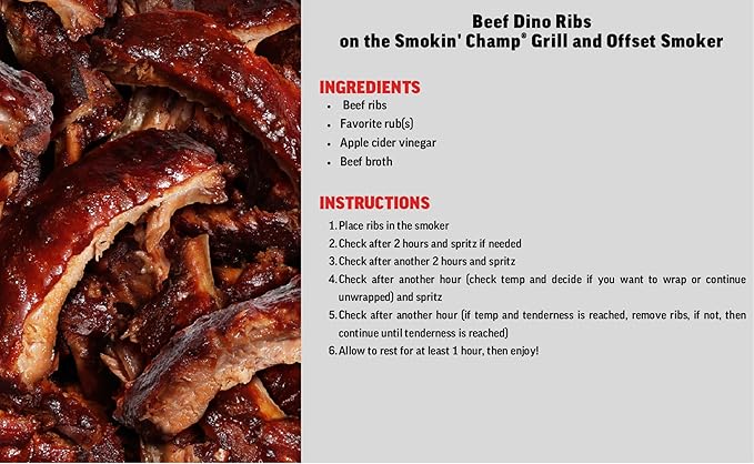 Char-Griller®Smokin Pro Charcoal Grill and Offset Smoker with Side Fire Box, Dual Damper Control, Chrome Plated Steel Warming Rack, 1,130 Cooking Square Inches in Black, Model CG30044223