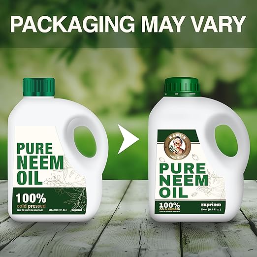 Nani's Pure Neem Oil for Plants Concentrate - Dilute for Use as Organic Neem Oil Spray for Plants, Outdoor & Indoor Use - 100% Cold Pressed - Horticultural Enhanced Plant Health & Shine Need (17 oz)