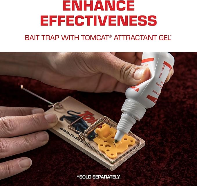 Tomcat Mouse Traps (Wooden), 4 Traps