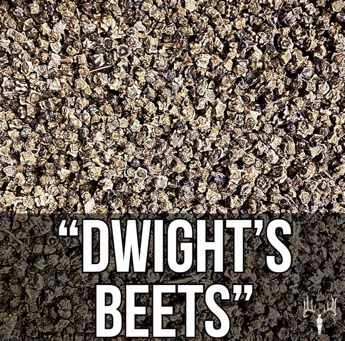 Dwight’s Pure Sugar Beet Seed for Deer, 6LB EcoPack, Planting Seeds Grow Whitetail & Turkey Hunting Food Plot Attractants, Winter Root Crop & Cold Tolerant Forage Feed Wildlife, No Coat