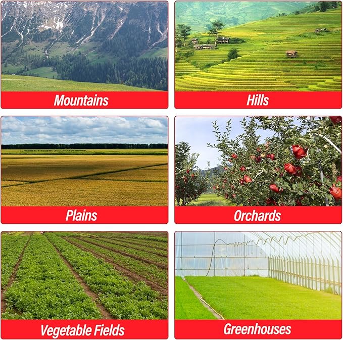 Weed Wacker, 2 Stroke 49 CC Gasoline Weed Eater, 6500-7000R/Min Hand Push Weed Wacker, 0.95L Small Weed Wacker, can Folded Rear Wheel, for Mountains, Hills, Plains, Orchards Etc