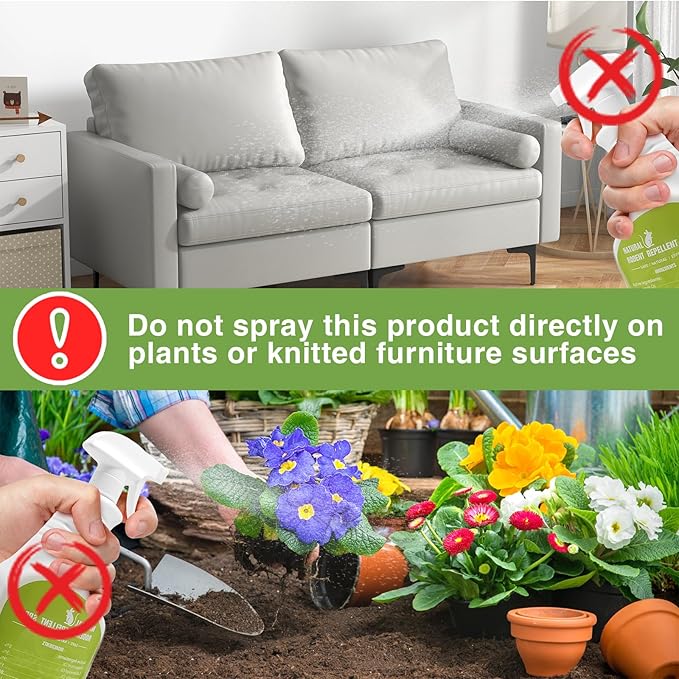 Peppermint Oil Spray for Rodents - Pure Peppermint & Mint Oil Spray for Mouse, Mice, Rat - R odent/Mouse Repellent for Indoor, Outdoor, Car Engine, Home, Attic, Garage - Pet & Kids Safe.(32 Oz)