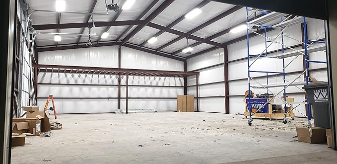 6 Bulb/Lamp T8 LED High Bay Warehouse, Shop, Commercial Light Fixture