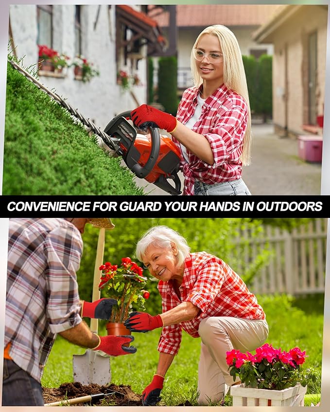 Maxcheck 54 Pairs PU Coated Gloves Bulk, Reusable Rubber Safety Gloves for Men Women Work Warehouse, Mechanic, Woodworking