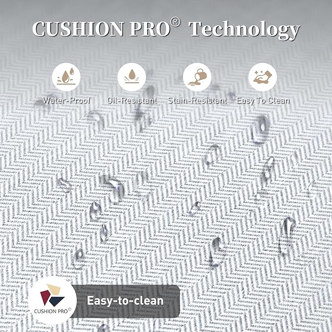 Patio Furniture Set with Swivel Chairs, High Back Wicker Rattan Furniture with 5.5" Thick Cushions and Coffee Table, Outdoor Conversation Set for Backyard Deck,7 Seats, Grey