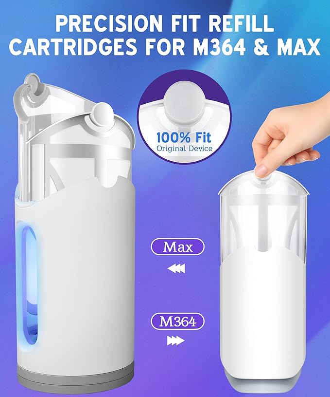16-Pack High-Stick Refill Cartridges - Compatible with M364 & Max Indoor Lights - Easy to Replace