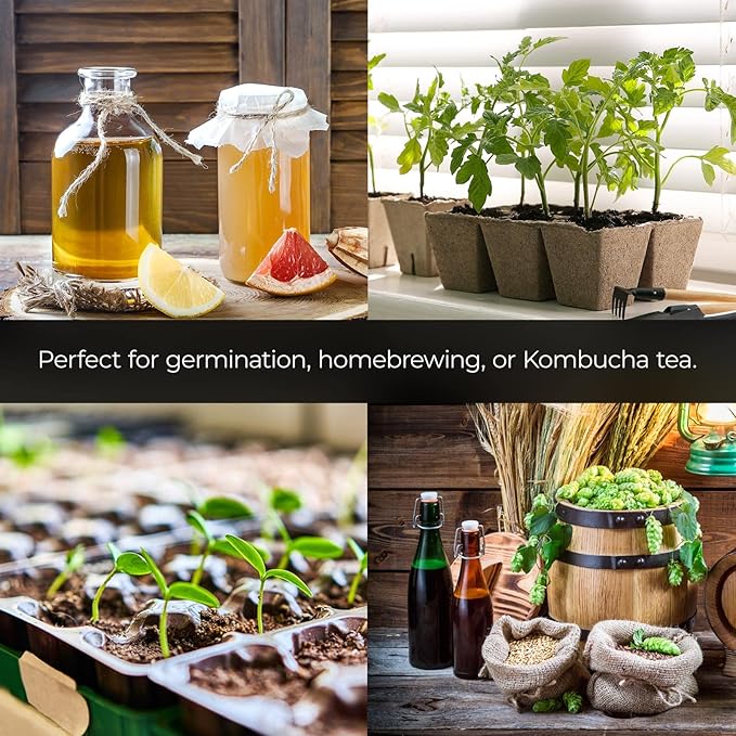 BN-LINK Seedling Heat Mat 10" x 20.75" Warm Hydroponic Heating Pad Waterproof for Seed Starting Greenhouse and Germination