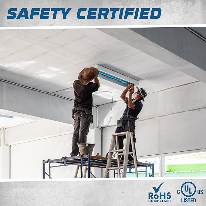 OHLECTRIC Replacement for Keystone KTEB-132-1-TP-FC | 1 Lamp T8 Electronic Fluorescent Ballast | 120V Input with Rapid Start Operation | Finger Case | UL Listed