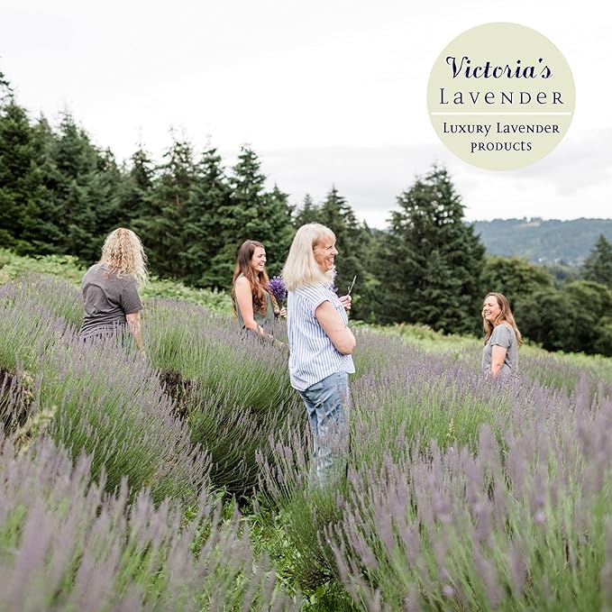 Victoria's Lavender Organic Don’t Bug Me Insect Spray DEET-Free with Lavender Essential Oils & Aloe Vera, Plant-Based Bug Spray for Sensitive Skin, Made in The USA - Outdoor, Hiking, Travel (Two 4oz)