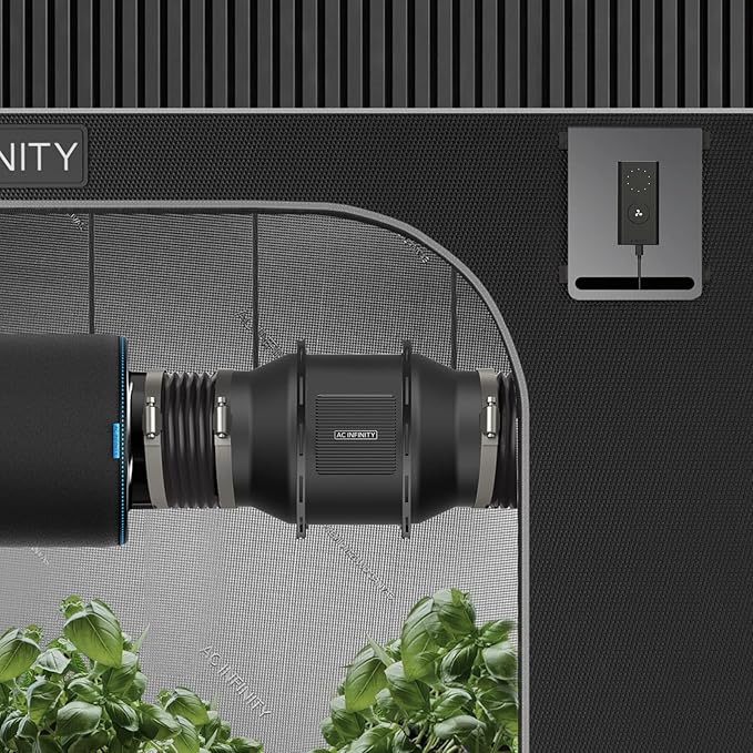 AC Infinity Air Filtration Kit 8”, CLOUDLINE LITE Inline Fan and Carbon Filter Combo, Cooling and Ventilation System for Grow Tents, Hydroponics, Indoor Gardening