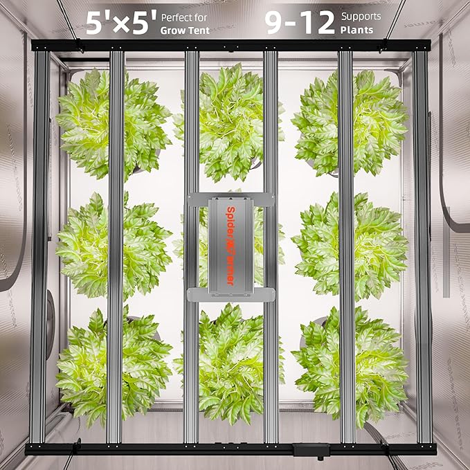 Spider Farmer G7000 Cost-Effective 730W LED Grow Lights, 5x5ft Coverage Commercial Bar Style LED Grow Lamp for Indoor Plants Vertical Farming, 2025 Upgraded App Remote Control