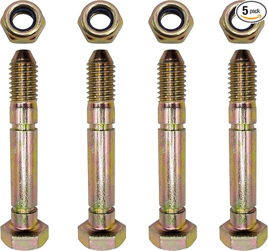 4-Pack 53200500 Shear Pins Bolt and Nuts for Ariens 51001600 532005 05907100 ST524 ST624 ST724 Snow Thrower