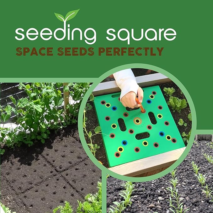 Seeding Square, Seeding Circle and The Row Seeder - All Seed Spacers in one Bundle
