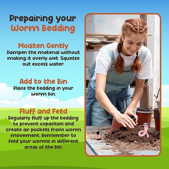 Red Wigglers Composting Worms - 3/4lb (750 Count) Red Worms for Composting Bin, for Plants or Gardening, Compost Worm for Soil Fertility & Worm Farm, Easy to Manage