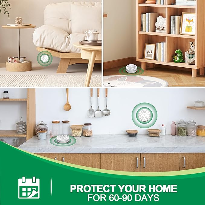 4 Pack Rodent Rat Repellent for Car Engines - Peppermint Oil Mouse Repellent, Rat Repellent Keeping Rodents Out of Car Home Garages Indoor Outdoor, Groundhog Repellent, Safe Ingredients