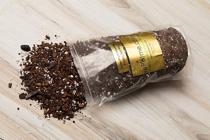 rePotme Snake Plant Soil, Imperial Houseplant Potting Soil Mix - Mini Bag (2 Quarts)