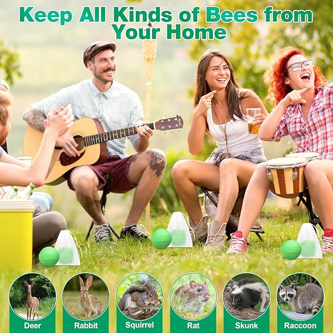 36 Pack Powerful Peppermint Oil to Repel Skunk, Natural Raccoon Rat Repellent for Yard Outdoor Garden Home Plant, Mice Squirrel Skunk Fox Deer Deterrent Pet & Humans Safe