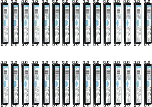 ICN4P32N, 120-277V, 50-60Hz Input Frequency, Solid Wire Type, Instant Start Centium Electronic Fluorescent Ballast for 4 F32T8 Lamp Type, Indoor/Outdoor Use with Automatic Restart Ballast Box, 30 Pack