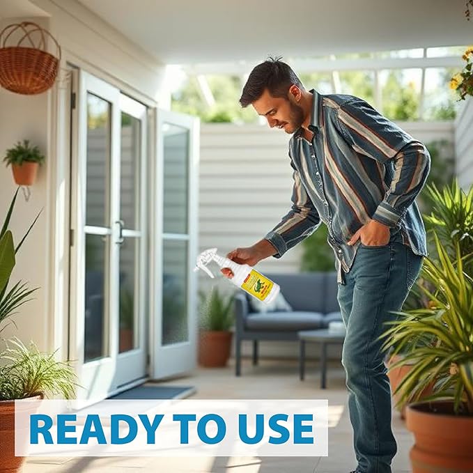 Insect, Lizard & Ant Repellent Bundle - Natural Bug Spray, Gecko Deterrent & Ant Control for Indoor/Outdoor Use - Kid & Pet Safe Plant-Based Pest Prevention for Home, Garden, Patio, Porch