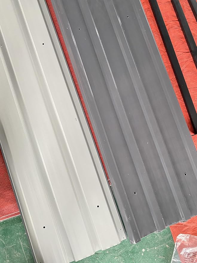 Metal Carport 10 ×15 FT Heavy Duty with Galvanized Steel Roof, Metal Garage Canopy with Galvanized Steel Roof & Frame, Car Tent Outdoor Storage Shed for Car, Boats and Truck, Gray