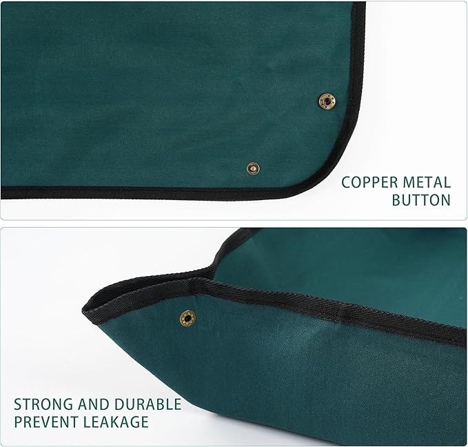 Plant Repotting Mat Waterproof Oxford Fabric for Indoor Succulent Potting Planters and Plant Transplanting (23.07“x23.07"x2.95")