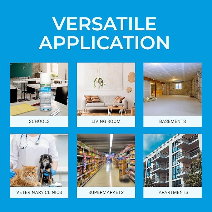 Kinzua Environmental Bug Foggers for Home Indoor & Outdoor Use, Insect Fogger, All Mosquito, Cockroach, Ant, Spider & More, Non-Staining, Water-Base Formula, 6 oz, Pack of 3