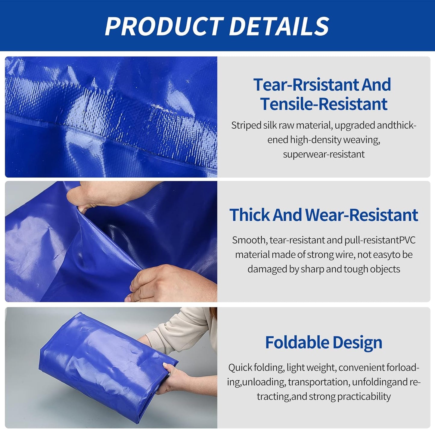 540 L/142 gal Water Bladder Storage Containers, Foldable Portable Water Tank Large Capacity Soft Water Bag, Drought Resistance, Fire Prevention, Emergency Water